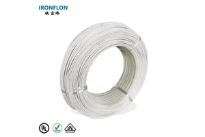 UL10203 Electrical Wire 12AWG 20AWG Tin Plated Copper Wire High Temperature 150℃ 1000V Car Harness Connecting FEP Wire