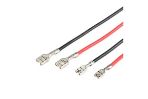 Transparent Insulated Female Plug Terminal Cable Assembly PVC Connector Henghua Brand OEM/ODM Customizable Color/Length Home