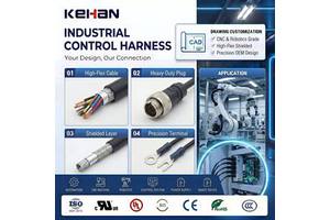 Custom Industrial Wiring Harness for CNC Machine Robotics Automation Equipment