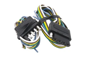 Flat Trailer Wire Harness Extension Connector Socket with PVC Copper Wire