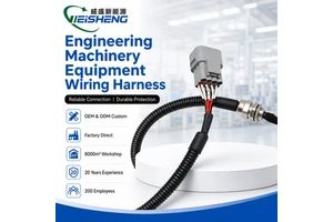 Custom Construction Equipment Machinery CAN Bus Wiring Harness Heavy Duty Cable Assembly OEM