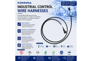 Custom Industrial Control Wire Harness Connector Cable Assembly PVC/PBT For Automation Robot CNC Automobile Motorcycle Equipment