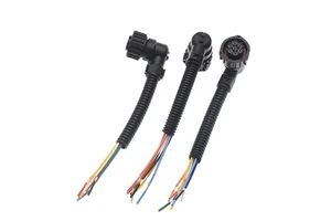 Wire Assembly Quick Disconnect Black J6 Headlight Fog Lamp Plug Seven-Hole Taillight Connector Harness Truck 7-Hole Socket