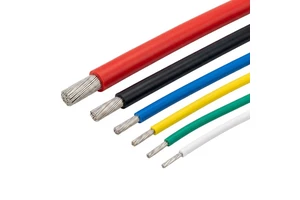 4AWG 6AWG 8AWG Silicone Cable For EV Battery Charging System Ultra Flexible Stranded Tinned Copper Electrical Wire 500V Rated