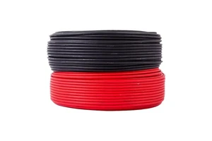 UL 4703 Certified Solar PV Wire 10 AWG 12 AWG 2000V DC Photovoltaic Cable Tinned Copper UV Resistant Solar Panel Extension Cable