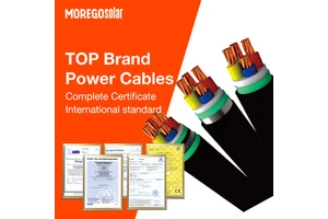 Moregosolar 0.6/1kV Electric Wire Low Voltage XLPE Insulated Power Cable Used for Solar Power Distribution System