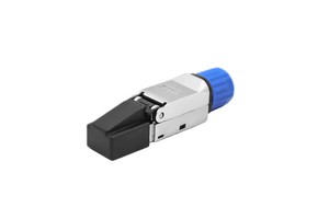 8P8C FTP Shielded Modular Plug Tool-Free Connectors Cat5e Cat6a Cat7 Cat8 RJ45 Copper Contact Zinc Alloy Housing