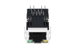 SI-50199-F Single Port RJ45 Moldual Jack Connector for PCB Application