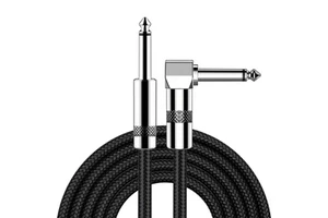 Best Sellers 3M 10ft Braided 1/4 Inch Right Angle to Straight Electric Instrument Audio Cable Music Guitar Cable