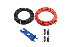 Solar Cable Reliable PV Wiring for M C 4 Connector Solar Systems and Outdoor Renewable Energy Setups