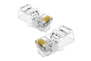 High Quality 8pin RJ45 Male Plug Ethernet Connector Cat6 Connector Rj 45 Cat 6 Connector
