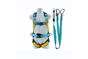 Industrial and Harness Full Body Lineman Polyester Lifeline Electrical Safety Belt