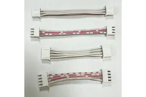 Custom OEM Assembly Wire Harness Connector JST 2.54 Molex ZH PH XH HY Red White Flat Cable PVC Nylon Custom Wire Harness
