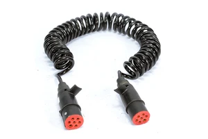 Good Quality Truck Trailer 7 Core Electric Spiral Cable Spiral Wire Cable Seven Core Spring Suzi Coil Spiral Power Cable