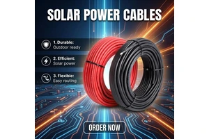 High Quality Solar Wire Cable Black/Red 1500V Solar Panel Pv Cables for Photovoltaic System