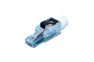 RJ45 Connectors Cat6 Cat7 Cat8 Toolless Jacks Couplers Gold Plated Contacts for High Speed Ethernet Cable Connections