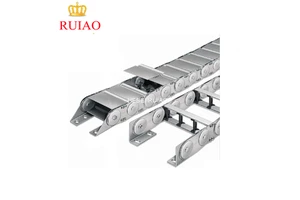 Flexible Conduit Bridge and Enclosed Cable Carrier Metal Drag Chain