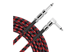 Wholesale Price Durable Color 6.35mm Guitar Audio Connection Cable with Two Cores for Speaker Electric Guitars