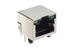 GIET Network Connector Ethernet Connector RJ45 8P8C With Metal Housing for PCB Equipped With LED Network Equipment