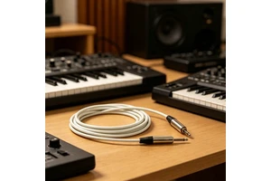 6.0mm Professional Instrument Guitar Cable Stage Live Performance Audio Video Transmission Instrument Accessory Cable