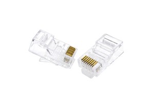 Ethernet Cat6 RJ45 Connector with PC Housing for Network Applications