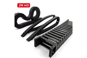 High-Speed Motion Cable Drag Chain Heavy Duty Hose & Cable Carrier for Cranes and High-reach Forklifts