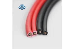 TUV Solar Energy Plant PV Cable halogen free DC 1500V Tinned Copper Type H1z2z-k Twin Core 6mm