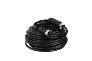 Certificated Truck Trailer Reversing Image Aviation Male Female 3m 4 Pin Security Camera Cable Aviation Cable