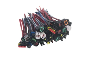 CHENF Custom Factory Auto Wiring Harness New Energy Waterproof Electronic Wire Cable 10A Copper Contact Material Nylon Housing