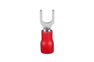 Pre-Insulated Stud Copper Tin Plated SV Furcate Y U Type Vinyl Terminal Wire End Connector Spade Electrical Crimp Fork Terminals