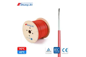 Flexible Solid H1z2z2-k Solar Cable 1500V DC Tinned Copper PV Wire Easy Installation XLPE for Solar Power System