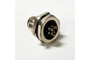 Factory Price Industrial M12 Metal Waterproof Connector 2 to 12 Core Connector Socket Male and Female Cable
