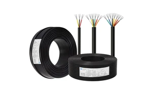 High Flexible TRVV Drag Chain Cable Twisted Pair Multi Core PVC Sheathed Robot Servo Control Cable 300/500V