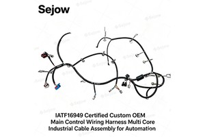 IATF16949 Certified Custom OEM Main Control Wiring Harness Multi Core Industrial Cable Assembly For Automation