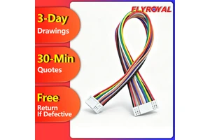 Custom GH 1.25mm 2-18Pin GHR-04V Connector Cable Assembly Wire Harness for Drone Medical Sensor and Robotics