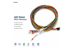 High Flexible AGV Cable Harness Custom Connector Wire Assembly For Automated Guided Vehicle
