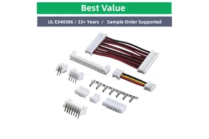 Motorcycle Wiring Harness IATF16949 Grade PVC Insulated For LED Strip Lights 22AWG 2 Pin Flame Retardant Automobile Electronic