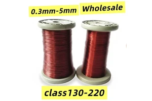 42 AWG Solid Copper Enameled Insulated Guitar Pickup Wire 0.063mm IEC 600V Power Rated for Auto & Electric Appliances