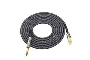 Wholesale 3m20ft Electric Guitar Cable Shielded Noise Reduction Instrument Cable Custom Metal Bass Guitar AMP Pedal OEM Service