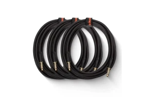 Wholesale High End Double Shield Audio Cable Guitar Cord Instrument Guitar Cables with 1/4 Inch Golden Mono Jack