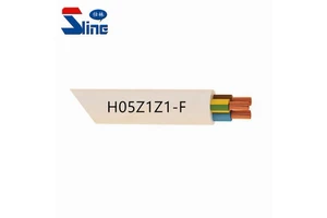 LSZH Low Smoke Halogen Free Power Cable H05Z1Z1-F 3x0.75/1.0/1.5mm2 Zero Hogen Free Mains Cable Leads