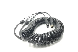 German Vehicle Navigation Connector Spring Cable Self Dumping Semi Trailer Connect MDVR Vehicle Camera Telephone Spring Cable