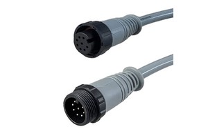 40mm Electrical Waterproof Wire Cable Connectors 4p Mount Industrial Male to Female Electrical Wire Plug Socket Cable Connector