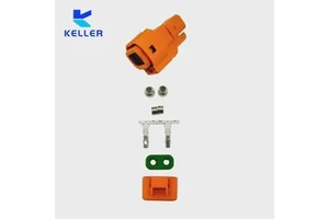 High Voltage Hvil 2 Pins Metal Shielded Wiring Harness Assembly Hvc2p63fs Plug Inlet Outlet Connector New for EV