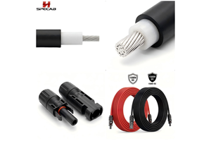 H1Z2Z2-K 4mm Photovoltaic Extension Cable Solar Panel Connection Outdoor Energy Storage Charging 1500V Bare