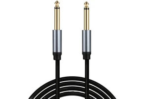 6.35MM Male to Male Audio Cable Mono Jack 1/4" TS Cable Instrument Wire Professional Electric Guitar Cable