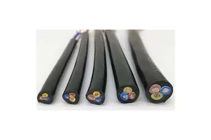 300V RVV Industrial Construction Flexible Power Cable Copper Conductor PVC Insulation Home Appliance Use 5*2.5mm 2*1.5mm Sizes