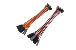GDW Durable Plastic Servo Lead Cable Extension Wire 150mm 200mm 500mm for RC Helicopter Drone Aircraft Motors Electrical Toys
