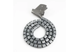 CE Approved 20mm Spiral Wrapping PE Cable Tidy Kit Factory Price Cable Protection Sleeves 220V Rated 1.6:1 Shrink Ratio