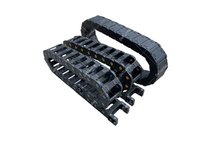 Flexible Engineering Cable Drag Chains Nylon Energy Chain for CNC Machine Tools DeTianhai Black -40-130 Temperature Range